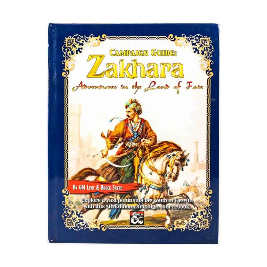 

Campaign Guide - Zakhara, Adventures in the Land of Fate (POD, Standard Color), D&D 5th Edition (Dungeon Masters Guild), твердый переплет