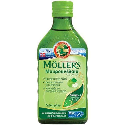 

Масло печени трески Moller's со вкусом яблока 250 мл Fotopharmacy