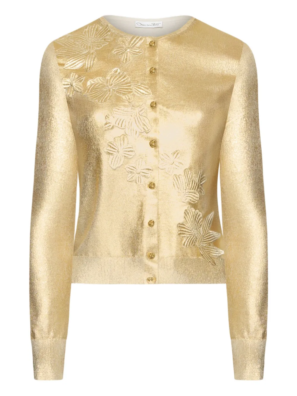 

Декорированный кардиган Oscar de la Renta, золотой