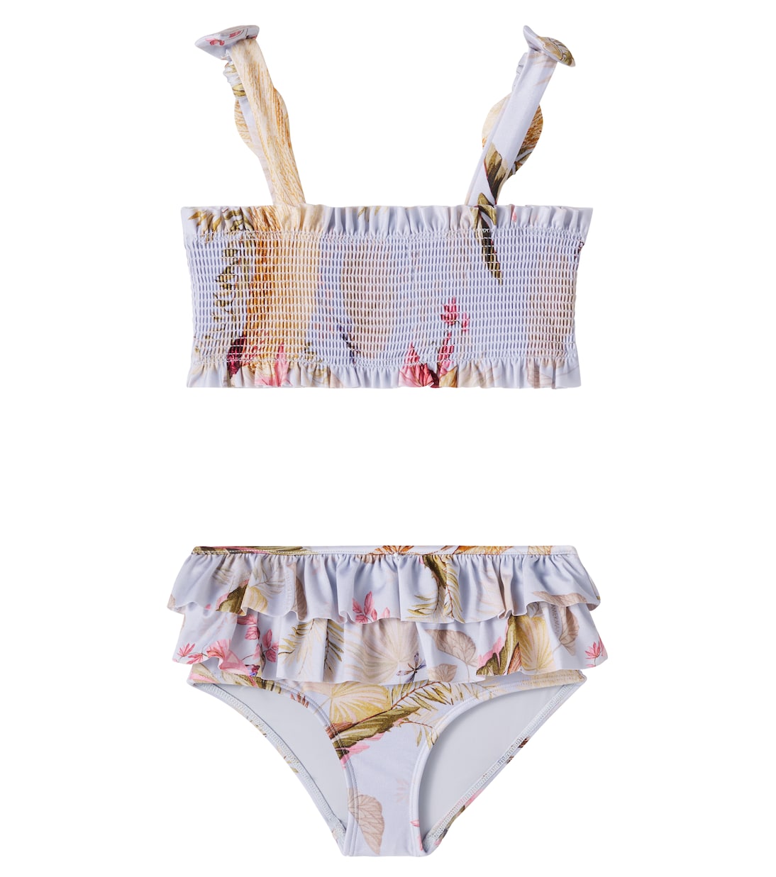 

Рианнон бикини с цветочным принтом Zimmermann Kids, Aqua Pam Floral
