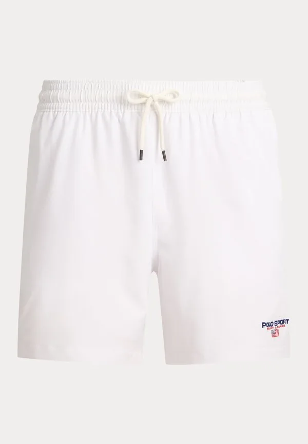 Плавки-Шорты traveler classic, 5,75 дюймов Polo Ralph Lauren, Ceramic White — фото 4