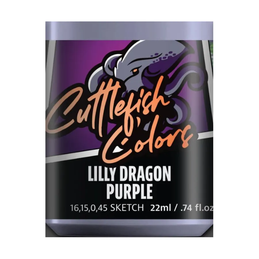 

Лилли Дракон Фиолетовый, Cuttlefish Colors - Blues, Greens, and Purples (15ml)