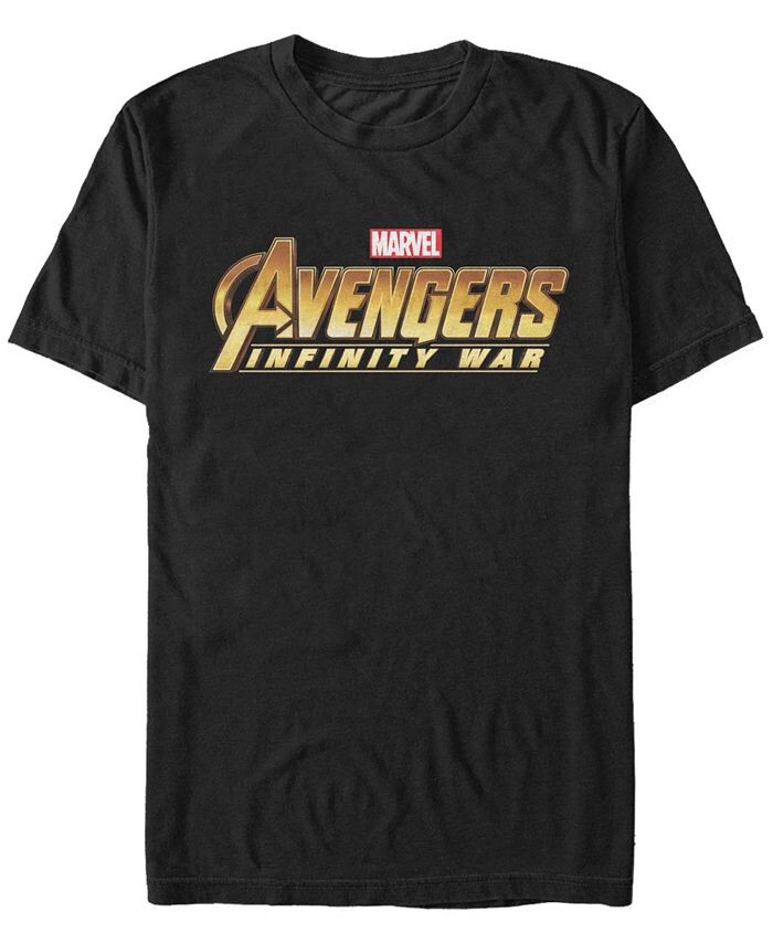 

Мужская футболка с коротким рукавом и логотипом Marvel Avengers Infinity War Avengers Fifth Sun, черный