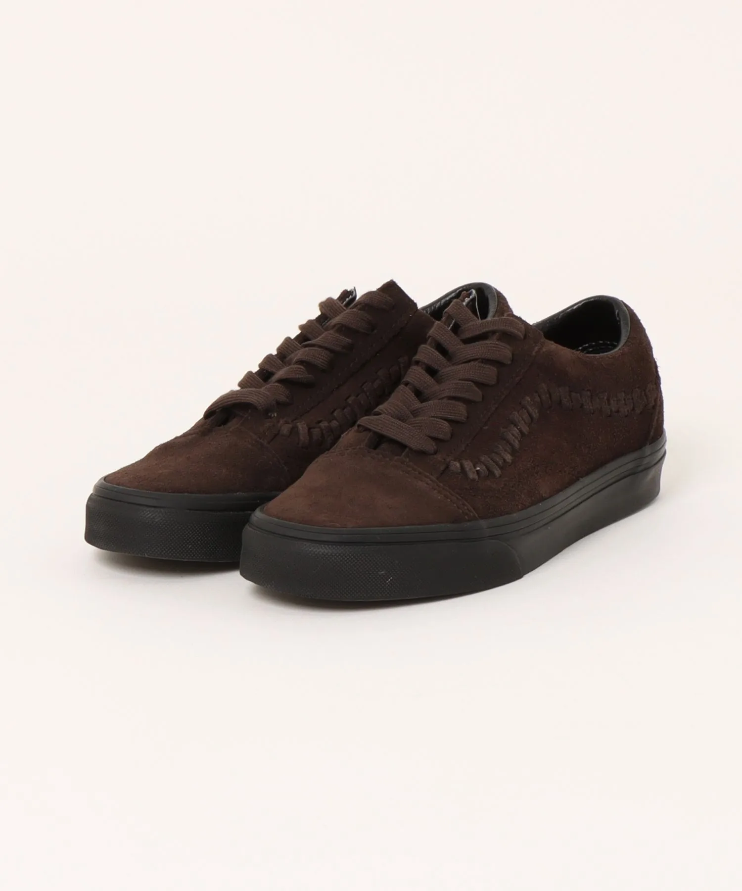 Мужские кроссовки из натуральной кожи VANS OLD SKOOL VN000D9YY49 коричневые