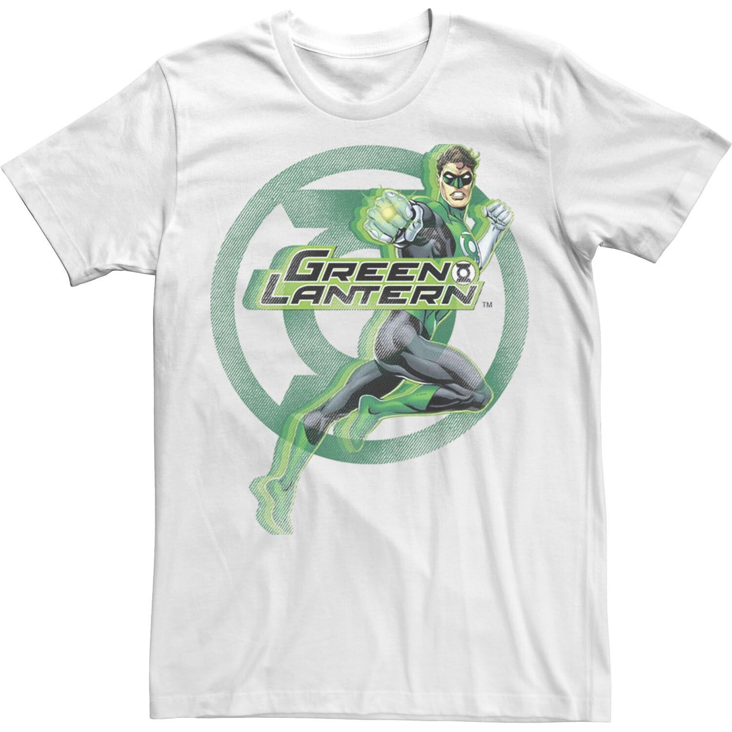 

Мужская футболка с логотипом DC Comics Green Lantern Action Pose Licensed Character