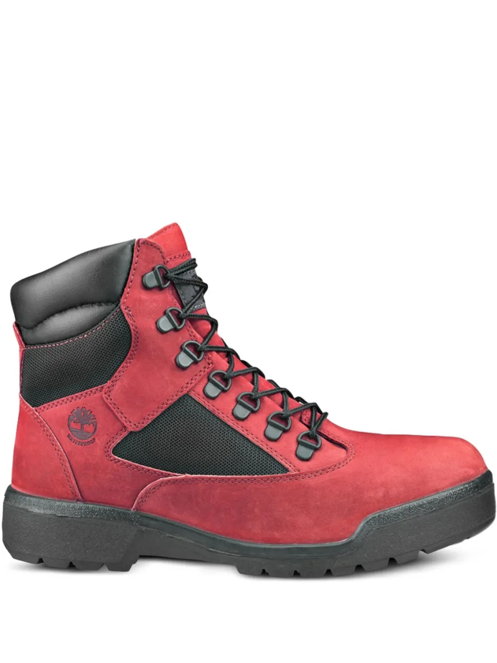 

6-дюймовые полевые ботинки «красно-черного» цвета Timberland, красный