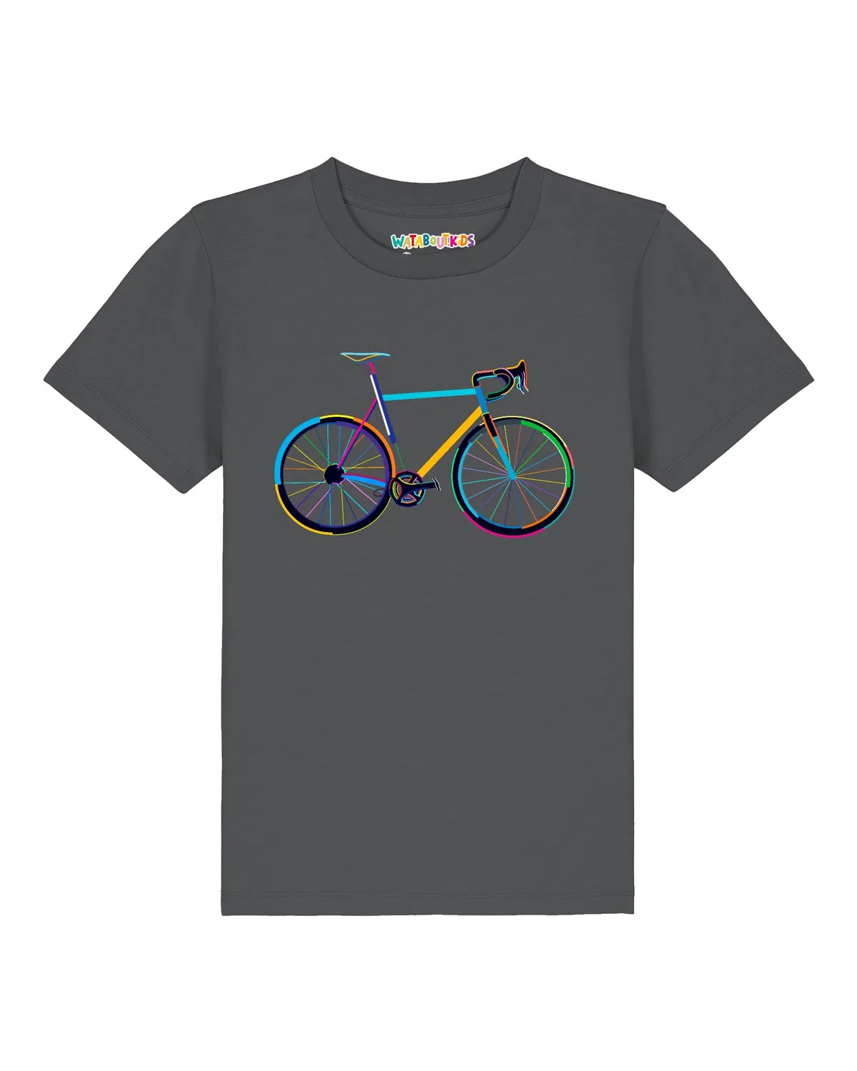 Футболка 'Fahrrad by night' Watabout.Kids, Anthracite