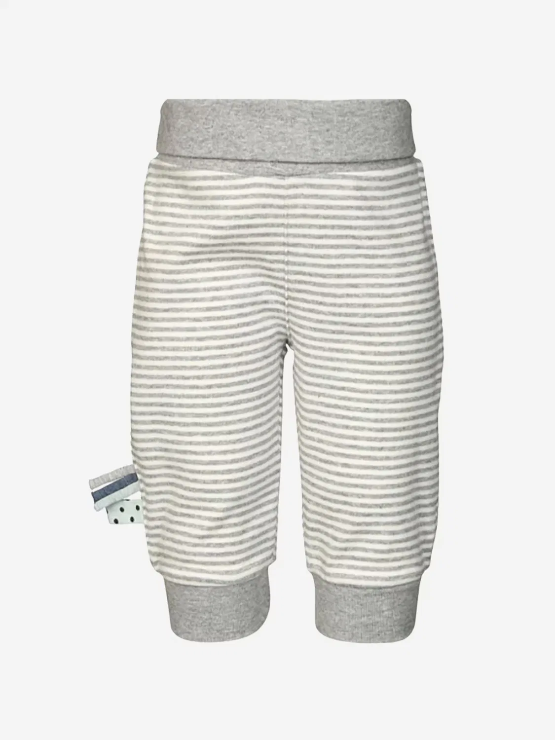 Детские трусики Organicera Regular Pants Organic Baby Pants with Elastic Band, Striped серого цвета