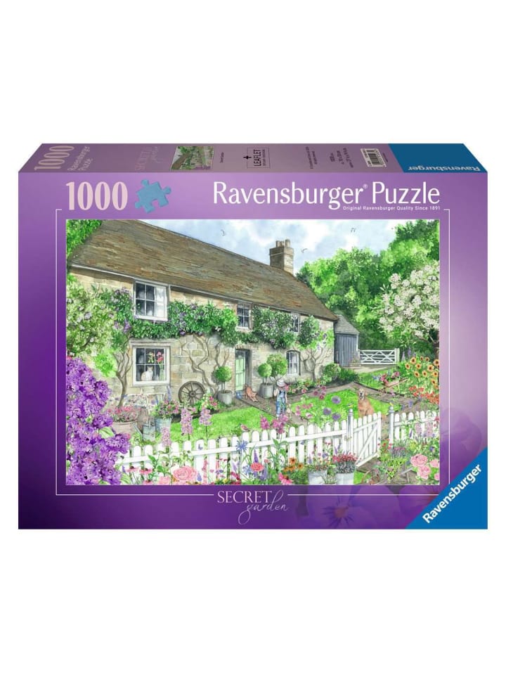 

Пазл Ravensburger, 1000 деталей, «Тайный сад» в красочном исполнении