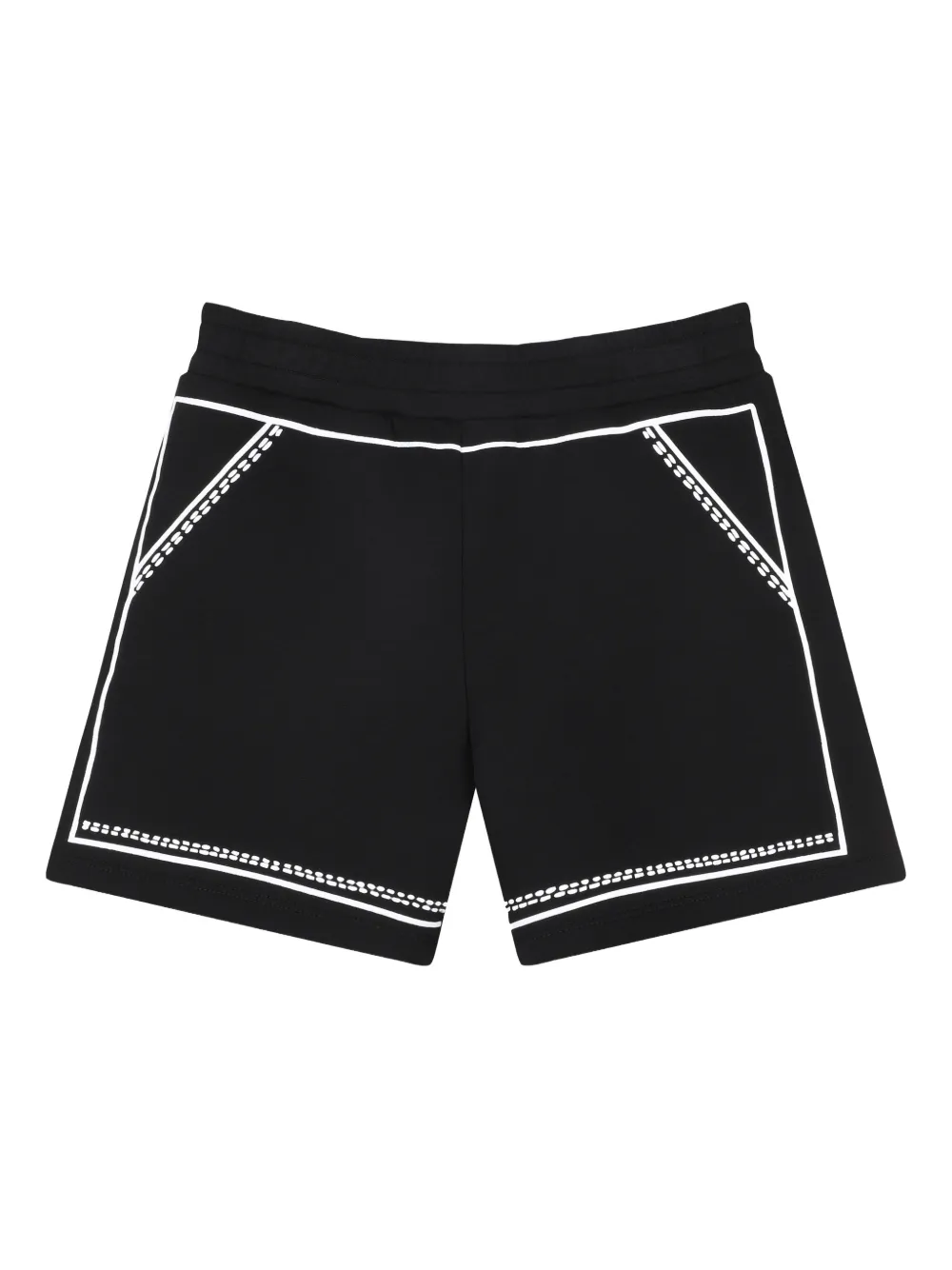 

Шорты с цветочным принтом Marc Jacobs Kids, черный