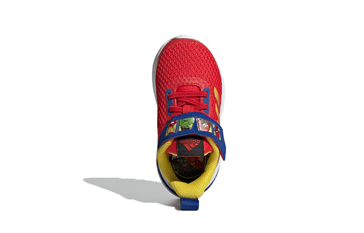 Кроссовки adidas Fortarun Toddler Shoes TD Low-top Red/Blue/Yellow — фото 4