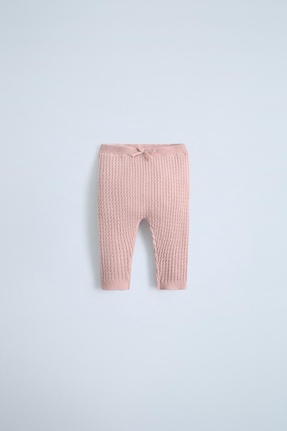

Леггинсы с клещовым узором ZARA, светло-розовый