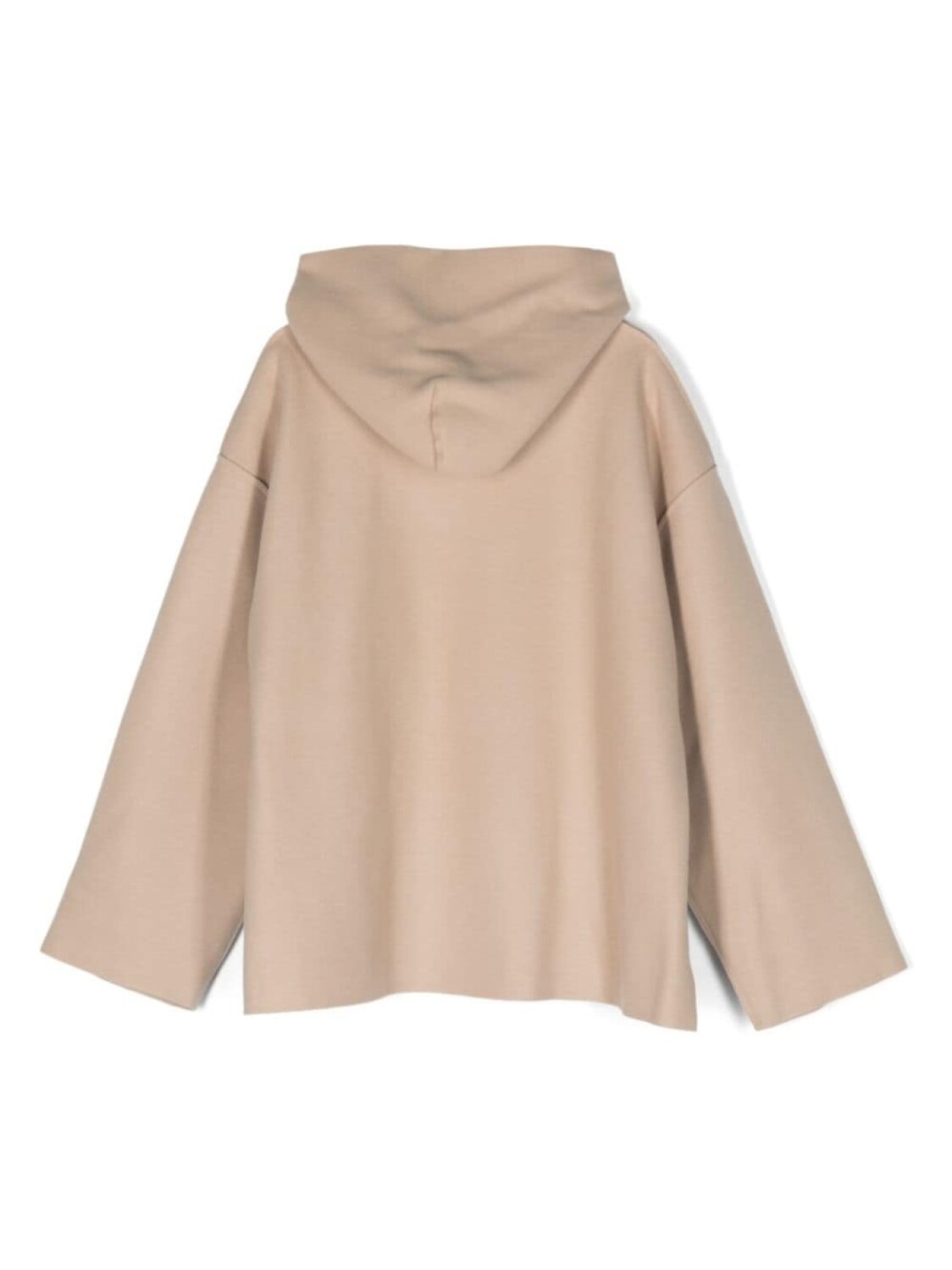 MM6 Maison Margiela Kids худи с приспущенными плечами и вышитым логотипом, нейтральный цвет — фото 2