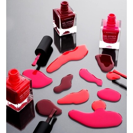 Лак для ногтей Sweet Almond Nail Colour 48 Coral Red Vegan с гелевым эффектом 11 мл Korres — фото 3