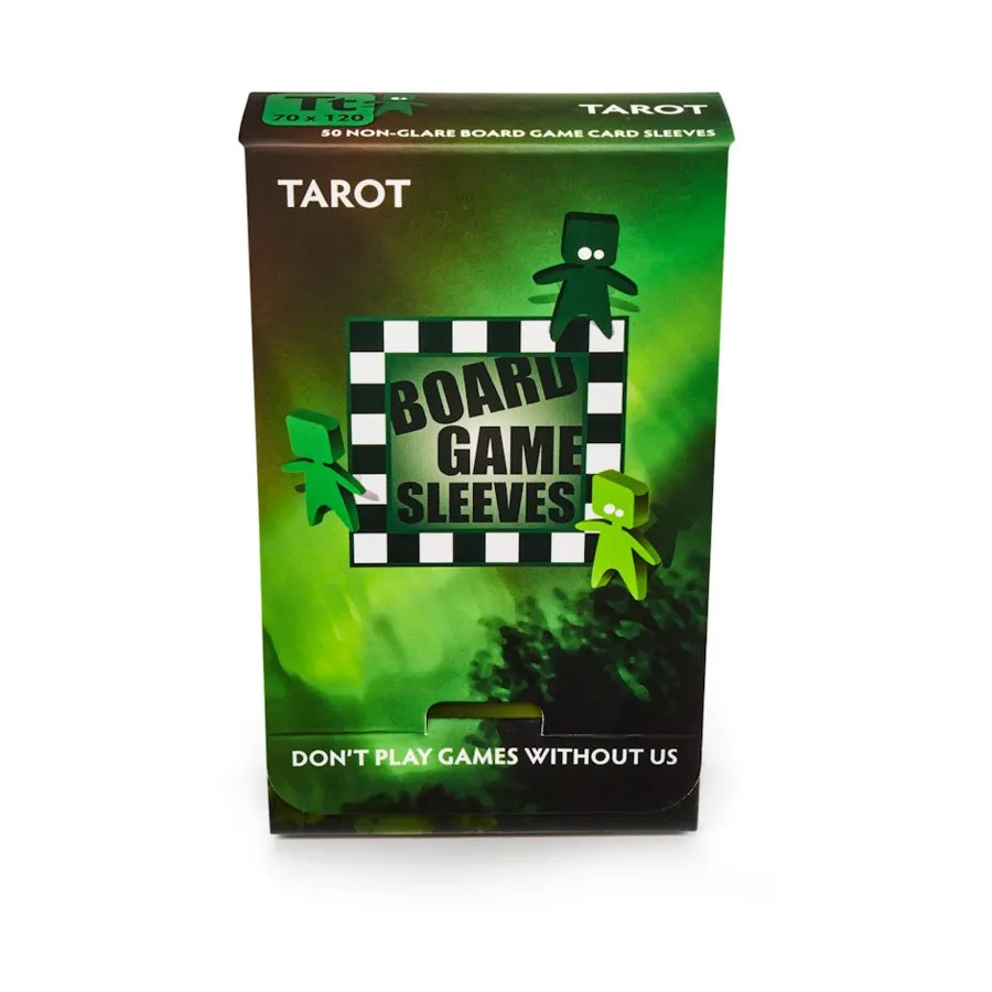 

Конверты для карт настольной игры — антибликовые, размер Таро (10 упаковок по 50 шт.), Board Game Sleeves (Arcane Tinmen)