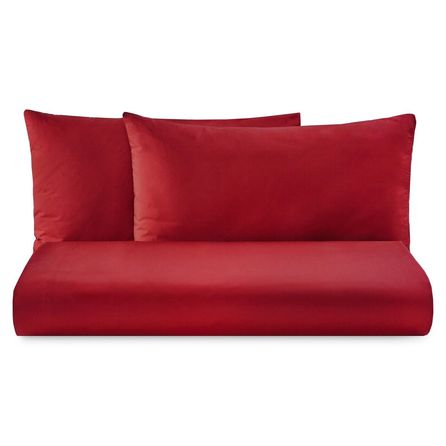 

Комплект постельного белья с простынью из чистого хлопка однотонного цвета - Tortona Lisola Basic, валенсия, полуторный