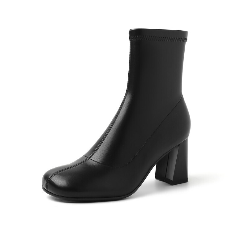 

Ботильоны женские Su Yanjiao, цвет Black Fleece-lined