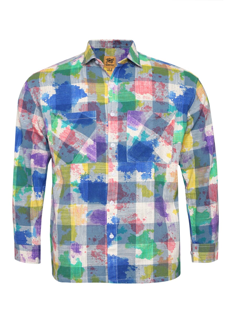 

Рубашка на пуговицах классического кроя Campus Sutra Tikva, Mixed Colors