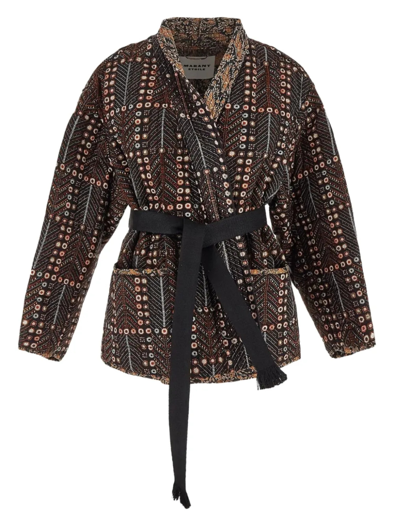 

Хлопковая куртка ISABEL MARANT, коричневый