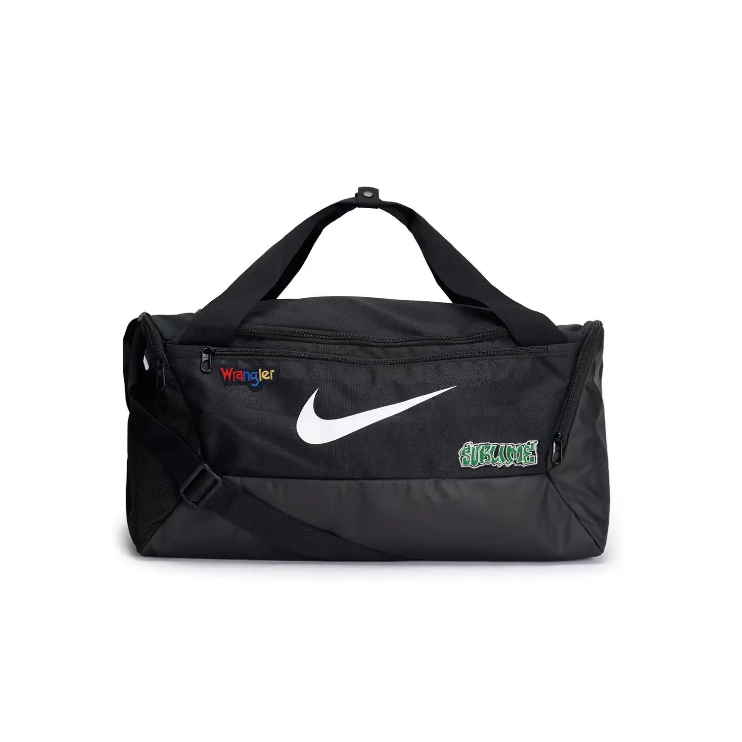 

Nike Большая спортивная сумка из ткани унисекс черная, Letter