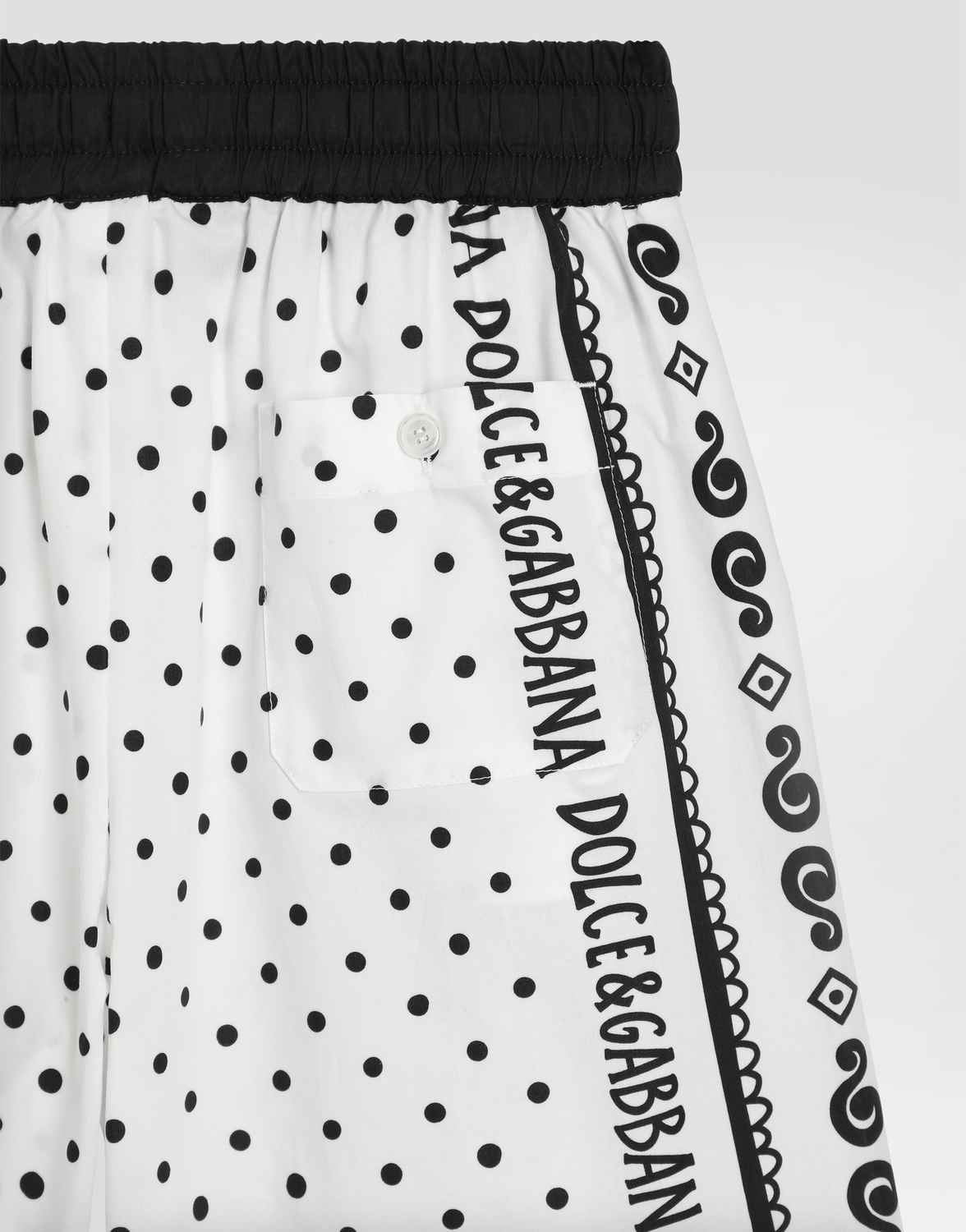 Шорты из поплина с принтом бандана Dolce&Gabbana, мультиколор — фото 4