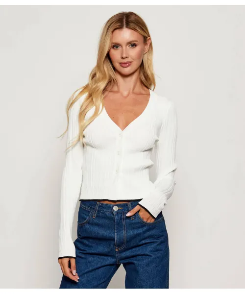 

Кардиган Вивара Cropped fit Pinko, белый