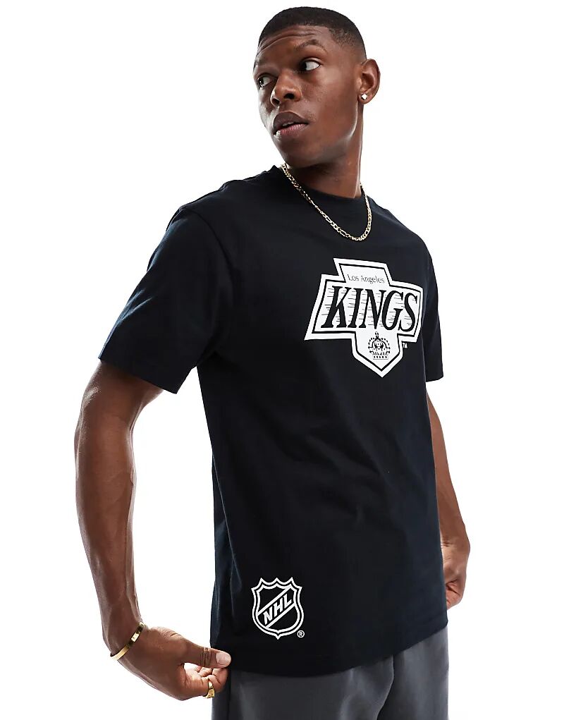 

Футболка свободного кроя с принтом LA Kings черного цвета ONLY & SONS
