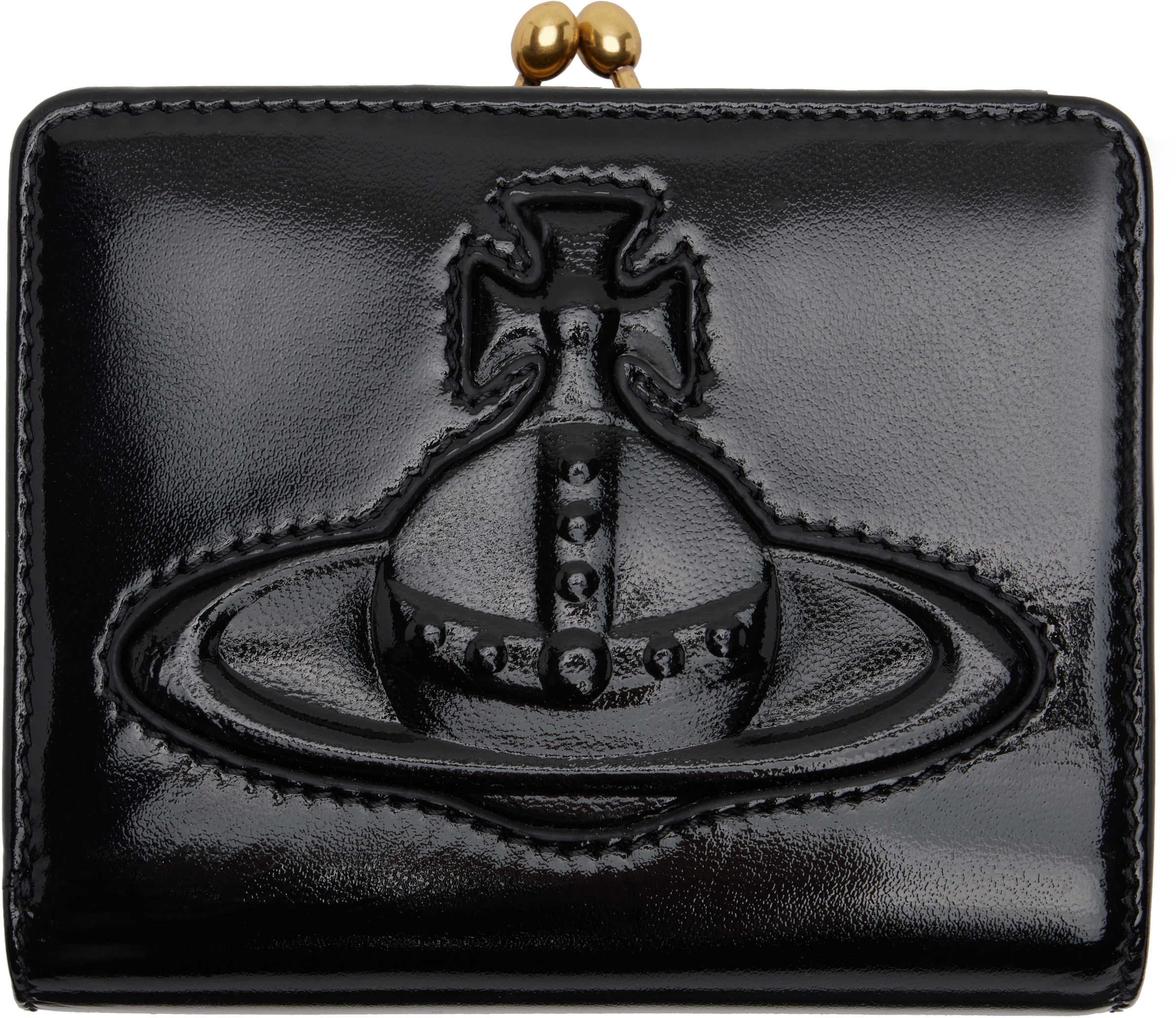 

Кошелек с карманом в рамке Vivienne Westwood, черный