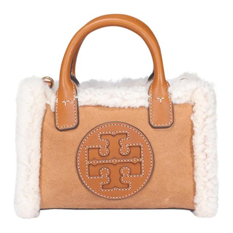 

TORY BURCH Кожаная сумка тоут из каракуля