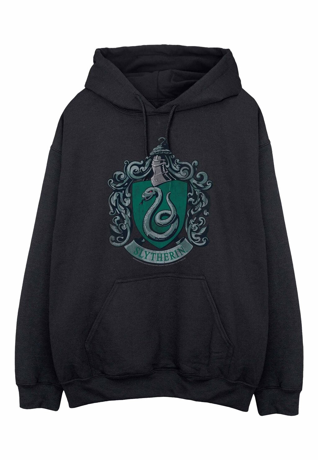 

Толстовка Harry Potter Slytherin Distressed Crest ABSOLUTE CULT, черный