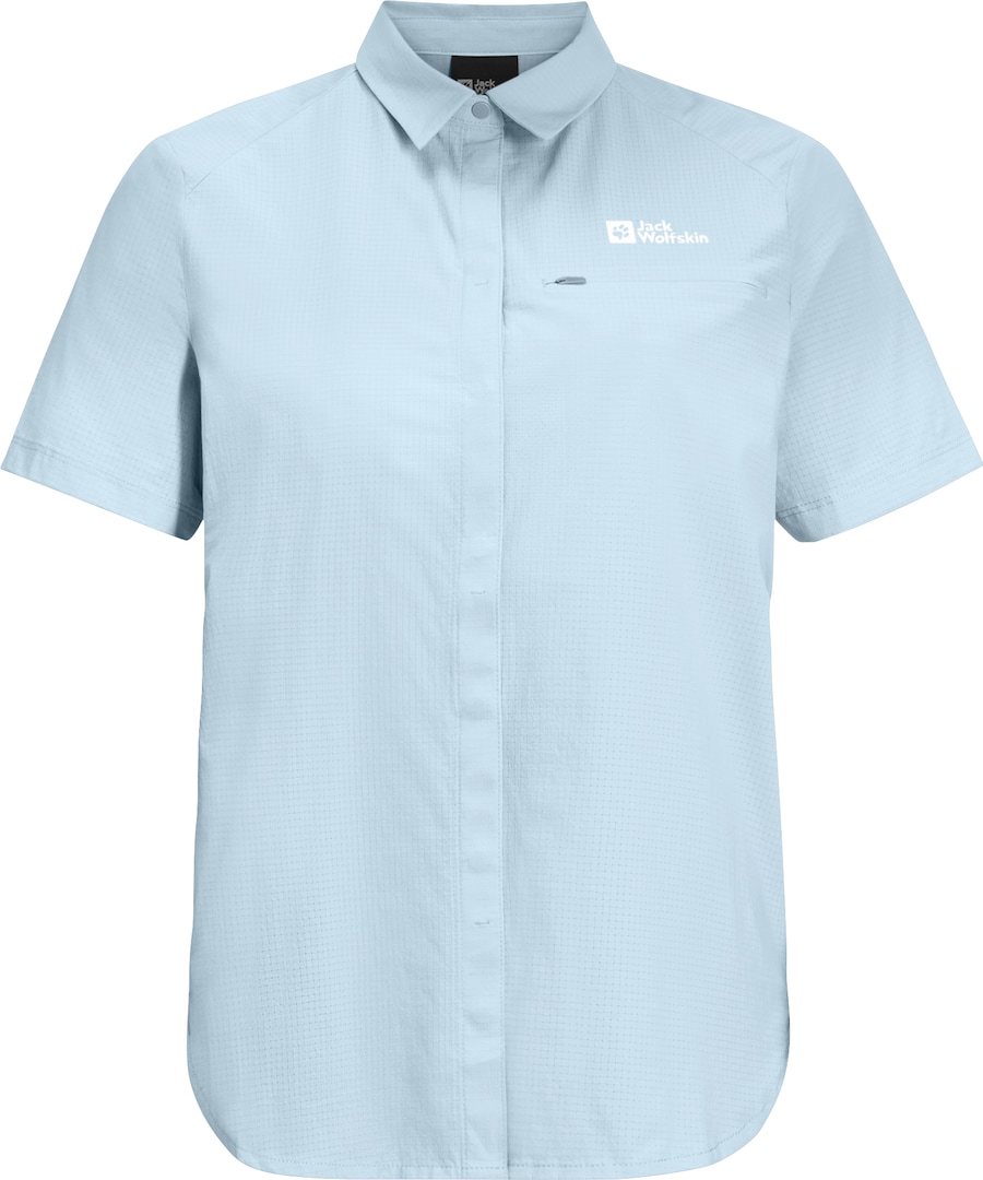 

Спортивная рубашка на пуговицах JACK WOLFSKIN, светло-голубой