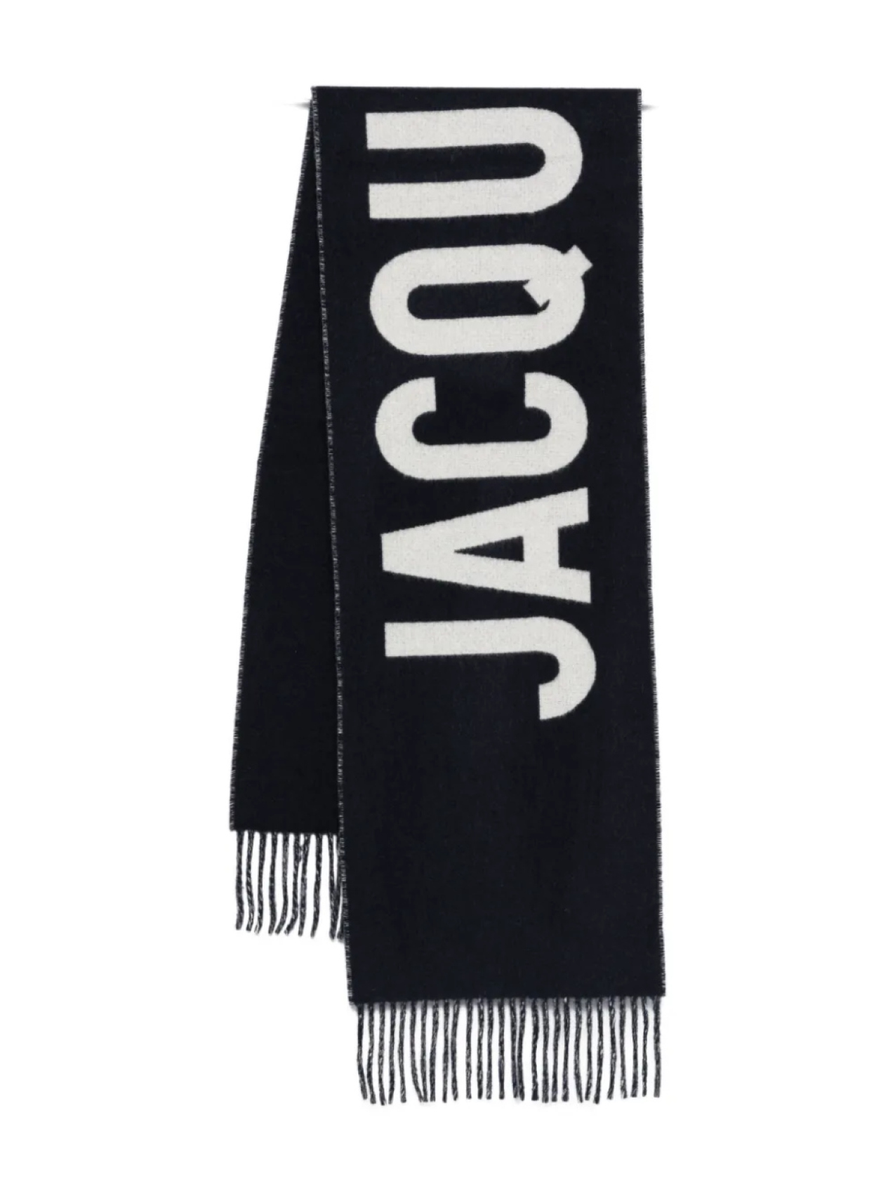 

Шарф с вышитым логотипом Jacquemus, синий