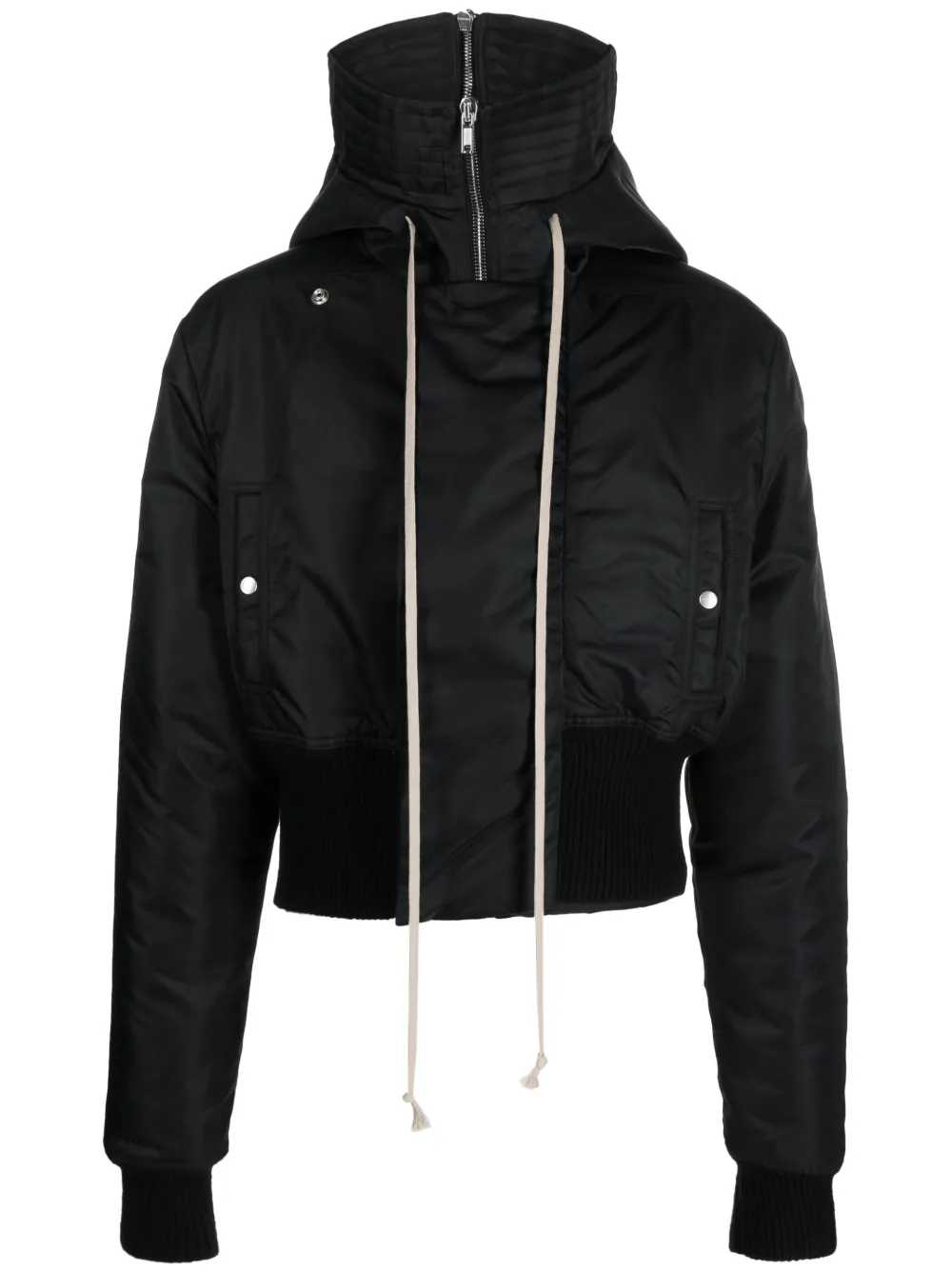 

Пуховик Luxor Alice с капюшоном и кулиской Rick Owens, черный