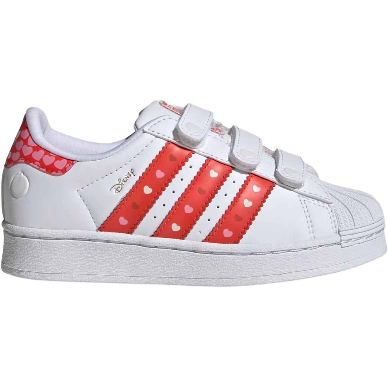 Adidas Originals Disney x SUPERSTAR устойчивые к истиранию низкие детские скейтборд-кроссовки Cloud White — фото 3