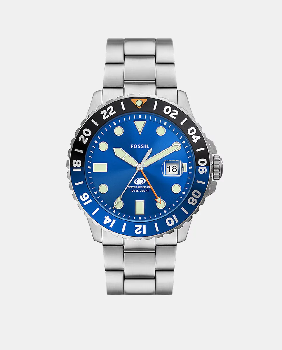 

Fossil Blue FS5991 стальные мужские часы, серебряный