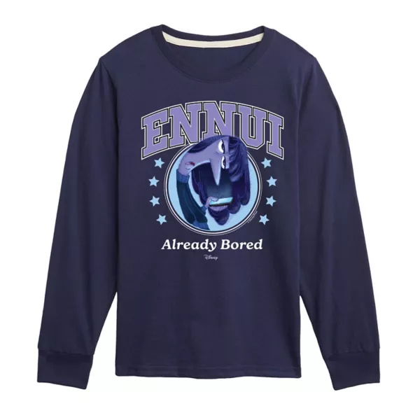 

Футболка с длинным рукавом с рисунком S наизнанку для мальчиков 8-20 лет, уже надоевшая и надоевшая Disney / Pixar, синий