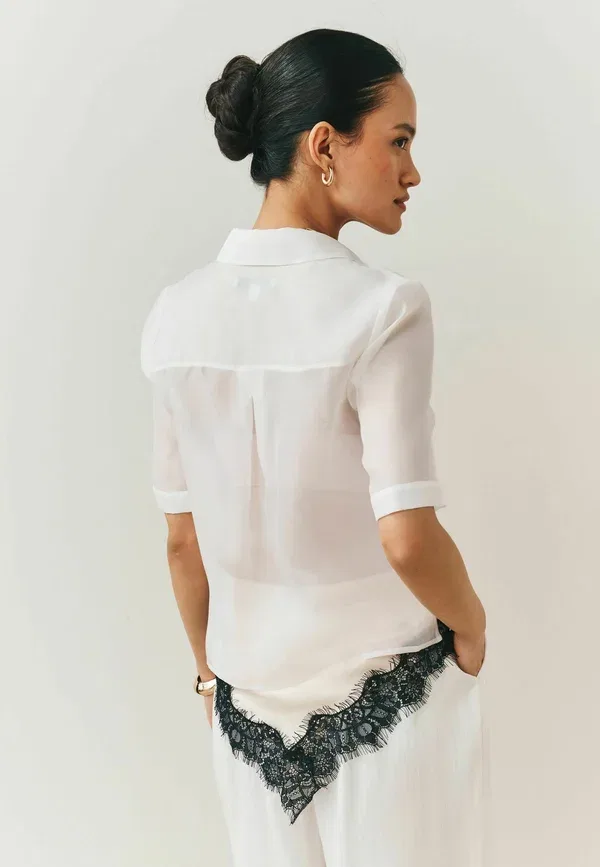 Рубашка Regular fit, Next, белая — фото 3