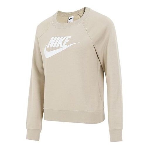 

Свитер (WMNS) Nike Sportswear Essential Long Sleeve T-Shirt 'Beige', бежевый