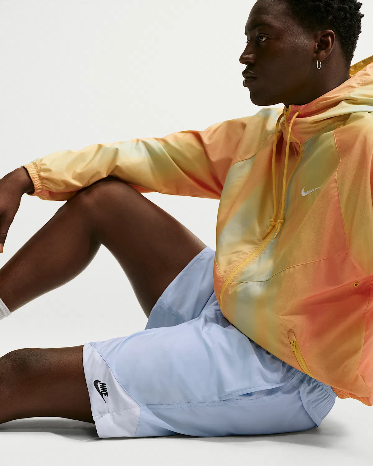 Мужские шорты Nike Windrunner, Hydrogen Blue/Summit White/White — фото 4
