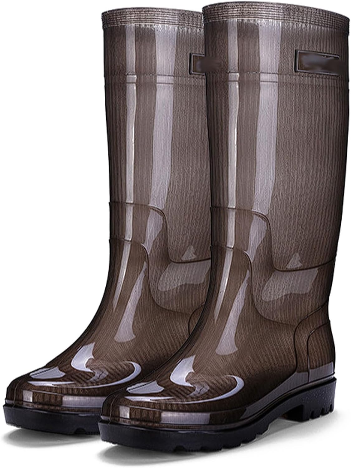 

Бутылочные ботинки CLINGRE, высокие водонепроницаемые дождевые ботинки, быстро сохнущие противоскользящие ботинки с утолщенной подошвой для улицы, садоводства и тяжелой работы с водой Clingre Boutique Shop, черный