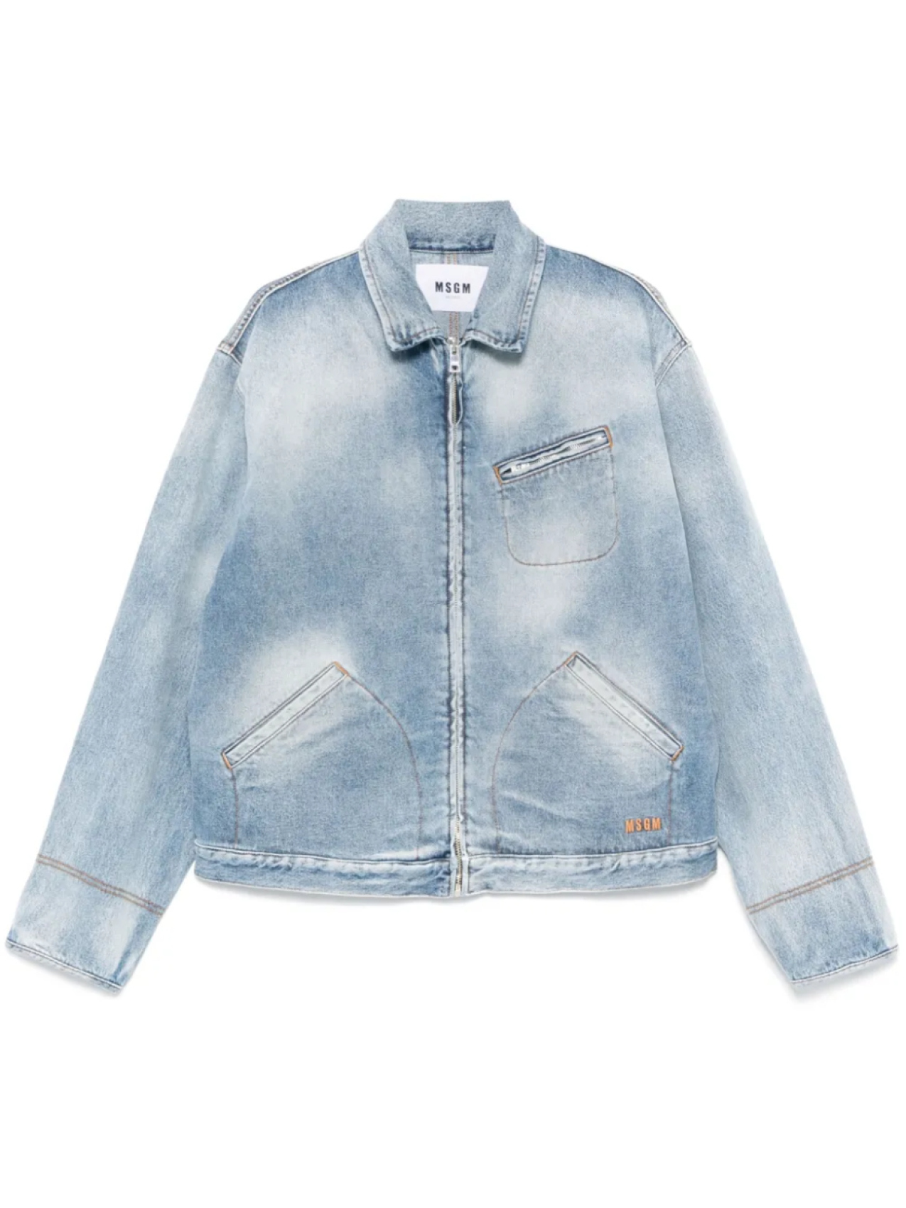 

MSGM джинсовая куртка, синий