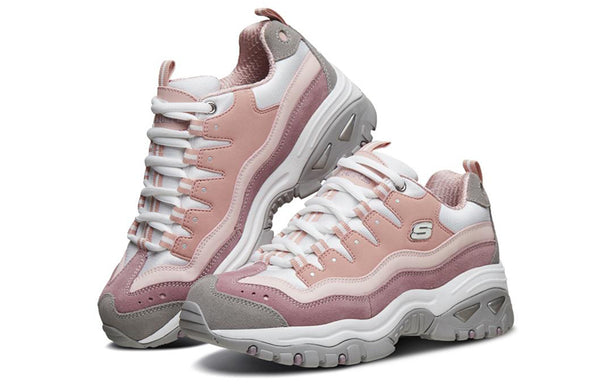 Кроссовки energy pink/white Skechers, розовый — фото 3