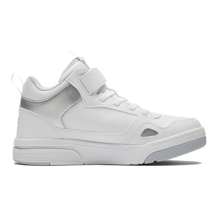 FILA KIDS Нескользящие износостойкие детские повседневные кроссовки белого и серого цвета для подростков — фото 2
