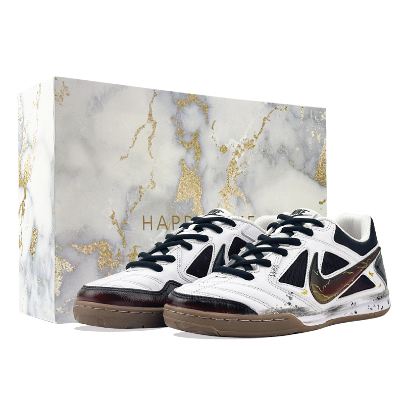 

Коллекция Gato Vintage Dust, повседневные кеды низкие Shopping Bag устойчивые к истиранию мужские черный белый красный Nike, черный/красный