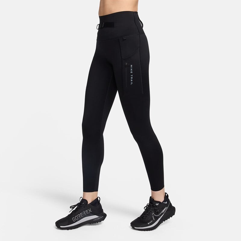 

Женские леггинсы 7/8 go Trail Nike, черный