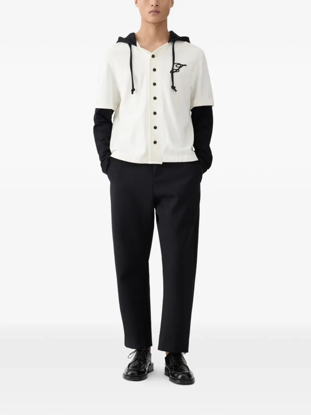 Толстовка Letro с многослойной нашивкой и логотипом Jacquemus, нейтральный — фото 2