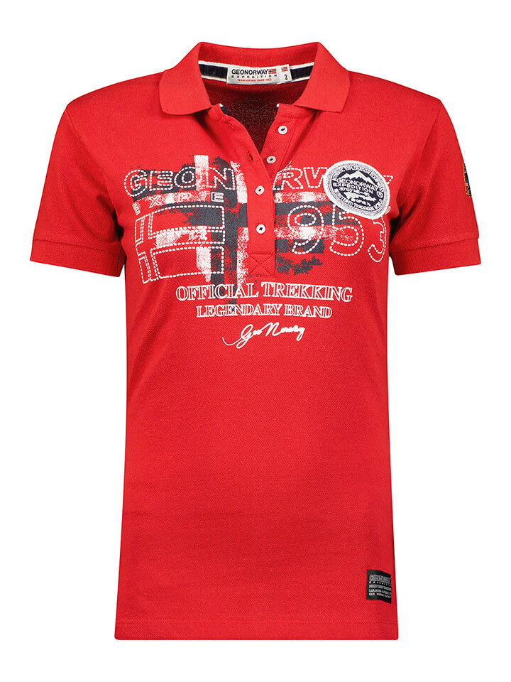 

Поло Geographical Norway Kerry, красный