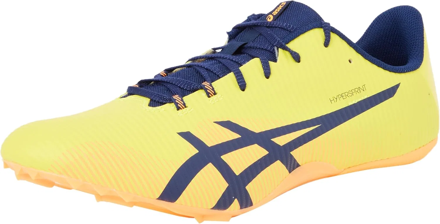 Кроссовки ASICS Herren Hypersprint 8, Bright Yellow Blue Expanse