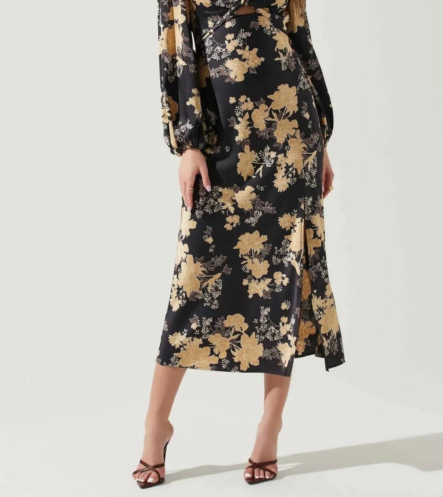 

Платье Suzy Floral черного цвета ASTR