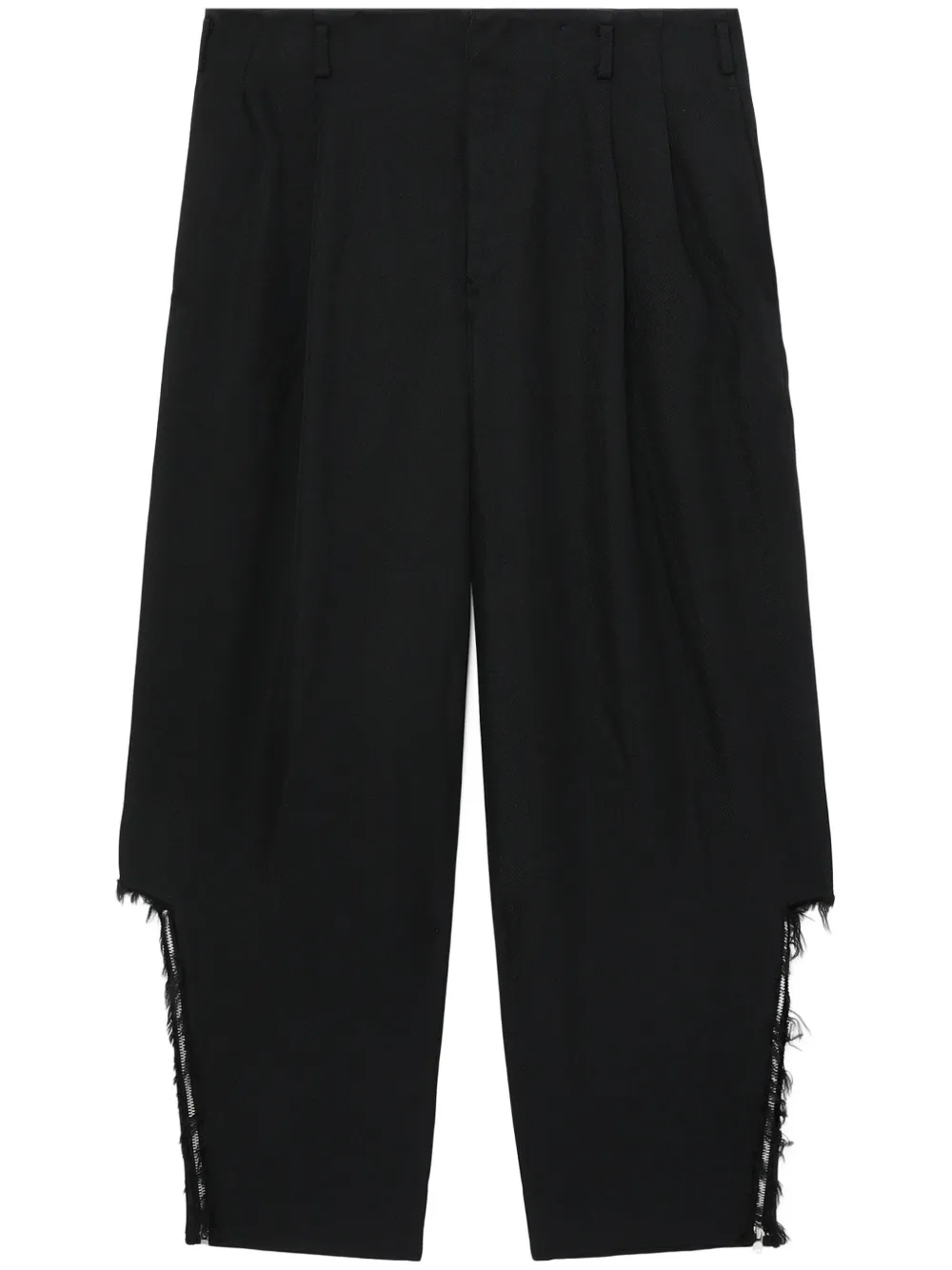 

Брюки с завышенной талией и низким шаговым швом Black Comme Des Garçons, черный